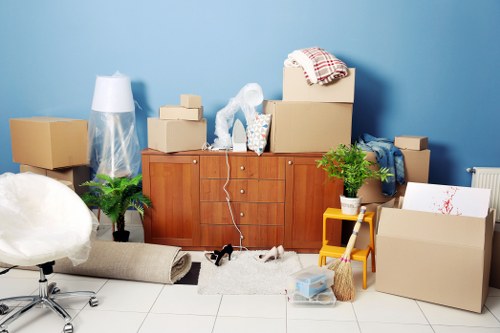 Professional furniture collection in a Marylebone apartment building