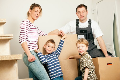 Removal van ready for a local Marylebone house move near central London properties
