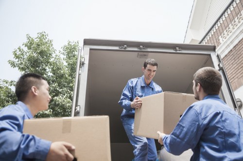 Moving equipment used during a Marylebone house removal