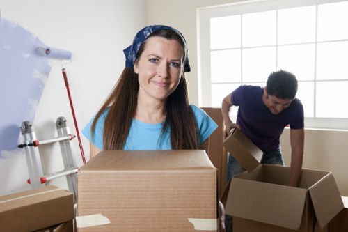 Professional removals van support for apartments and businesses in Marylebone