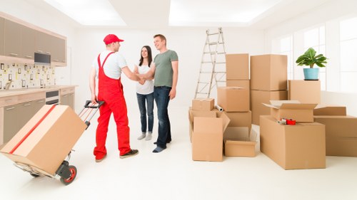 Careful furniture loading support for a flat move in central London