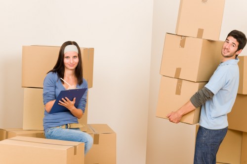 Professional moving van support for flats and offices in Marylebone