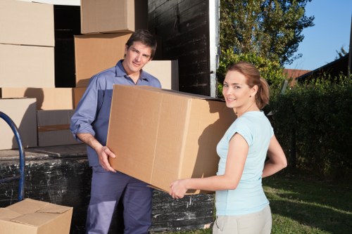 Heavy sofa and wardrobe pick-up for a central London property